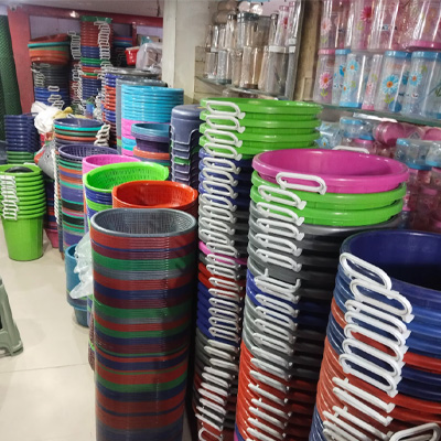 Houseware rows in the company showroom
